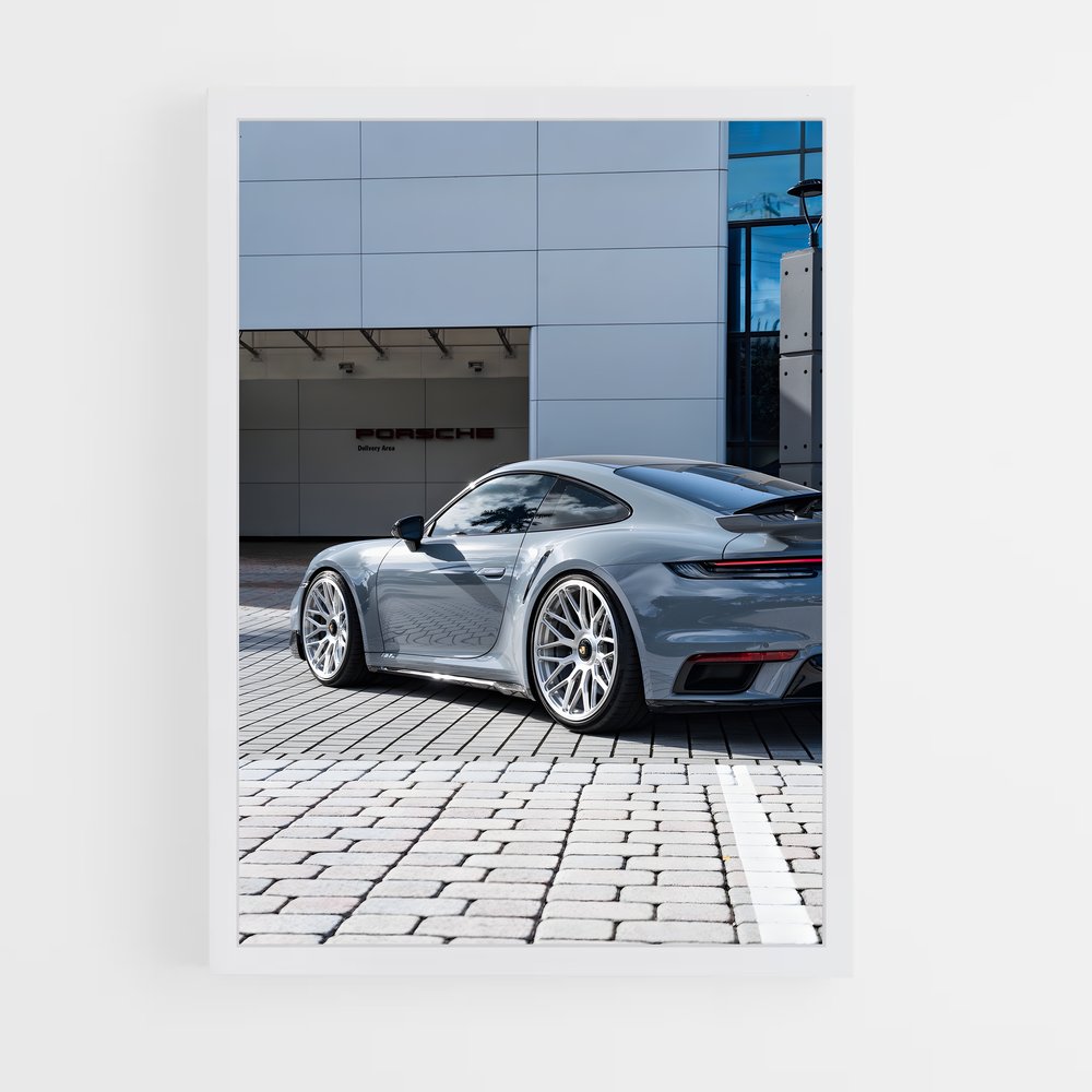 Poster énergie turbo – affiche Porsche (vue 3)